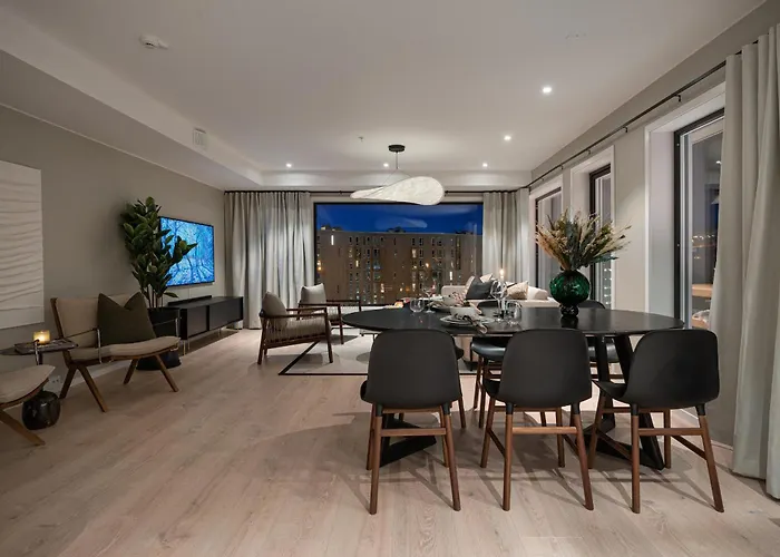 Apartment Premium Penthouse Sea & Mountain View In 2-bathrooms, Free Parking In Garage *
